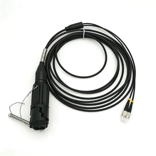 Radius of butterfly-shaped fiber optic cable for home delivery