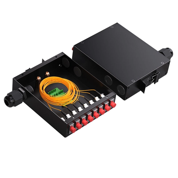 Explosion-proof distribution box mounted on the wall