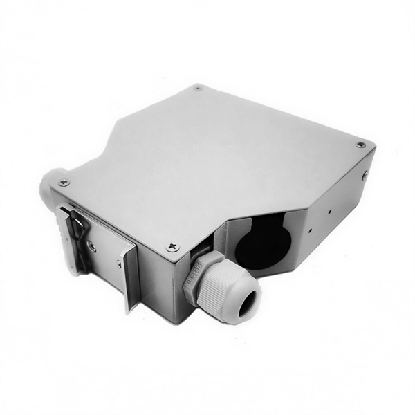 Wall-mounted circular terminal box