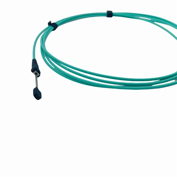 White fiber optic cable fixing