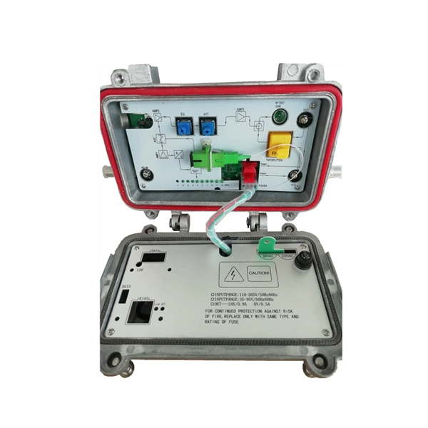 Fiber optic distribution box splicing optical cables