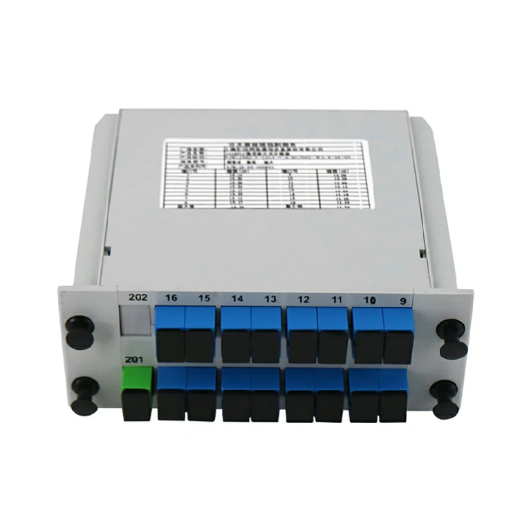 Splitter cassette with fiber optic adapters